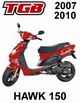 RICAMBI TGB HAWK 150cc